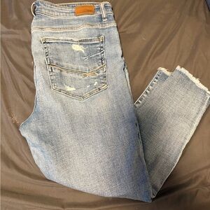 BKE Light Blue Ankle Jeans